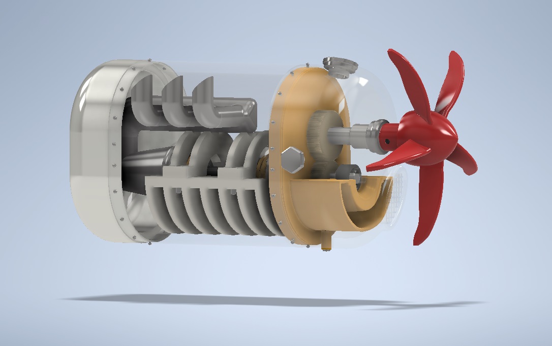 Jan Kroupa, Turbovrtulov motor